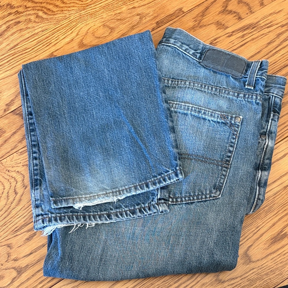 💥 Mens 34 Distressed Calvin Klein Jeans Men's Classic Blue Denim